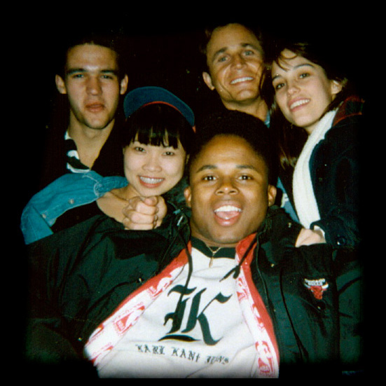 Thuy Trang and her MMPR castmates